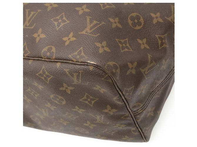 Borsa Tote Louis Vuitton Monogram Neverfull GM Marrone Monogramma - vista 4
