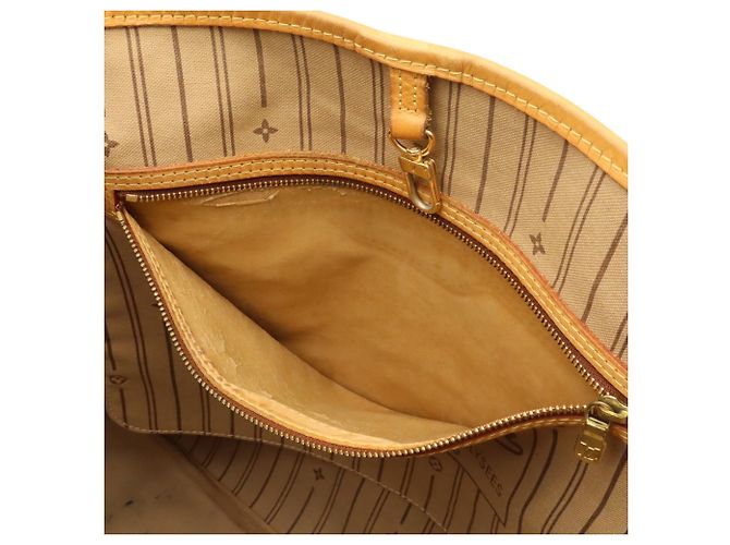 Borsa Tote Louis Vuitton Monogram Neverfull GM Marrone Monogramma - vista 7