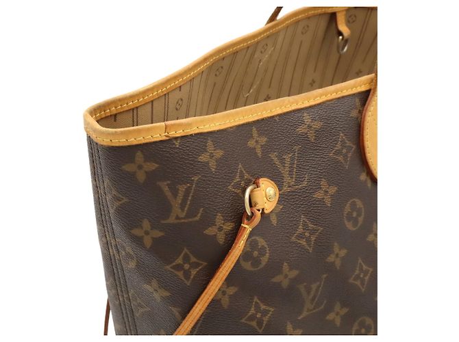 Borsa Tote Louis Vuitton Monogram Neverfull GM Marrone Monogramma - vista 8