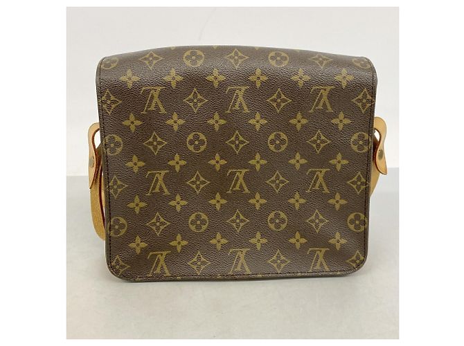 Borsa a tracolla Louis Vuitton Monogram Cartouchiere GM Marrone - vista 12