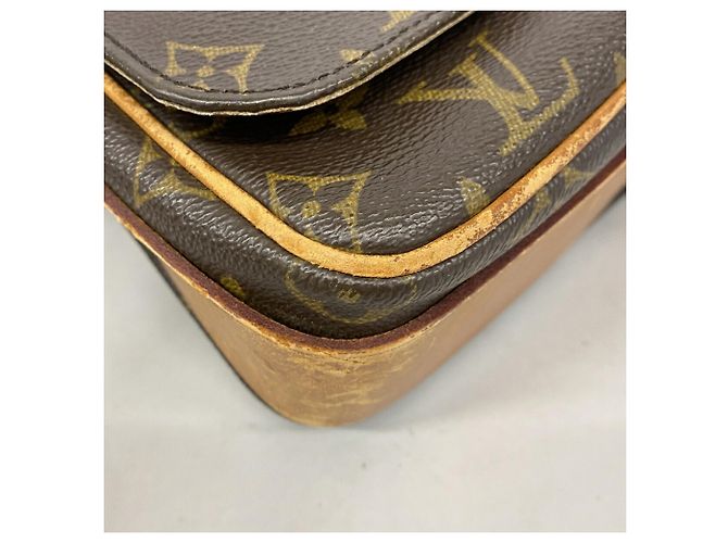 Borsa a tracolla Louis Vuitton Monogram Cartouchiere GM Marrone - vista 6