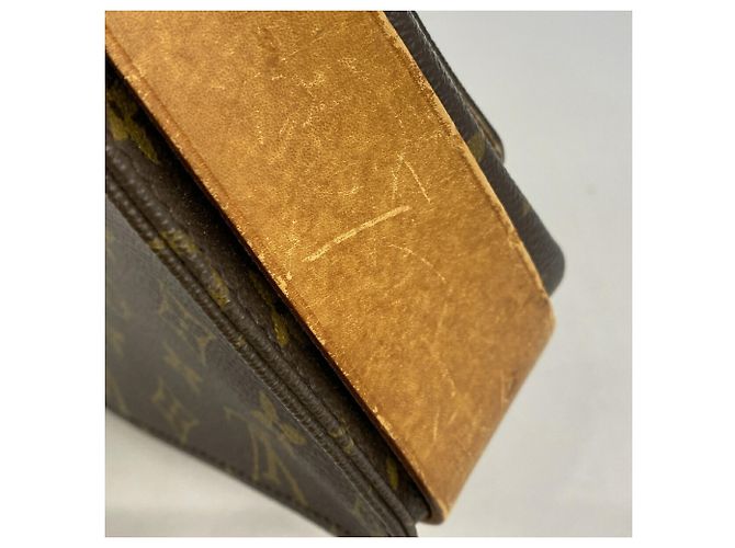 Borsa a tracolla Louis Vuitton Monogram Cartouchiere GM Marrone - vista 7