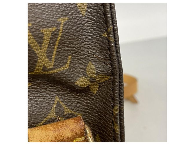 Borsa a tracolla Louis Vuitton Monogram Cartouchiere GM Marrone - vista 8