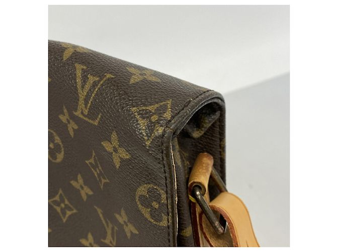 Borsa a tracolla Louis Vuitton Monogram Cartouchiere GM Marrone - vista 9