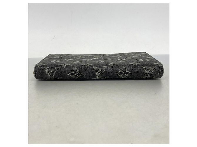 Cartera Zippy Louis Vuitton Monogram Denim Negro - vista 2