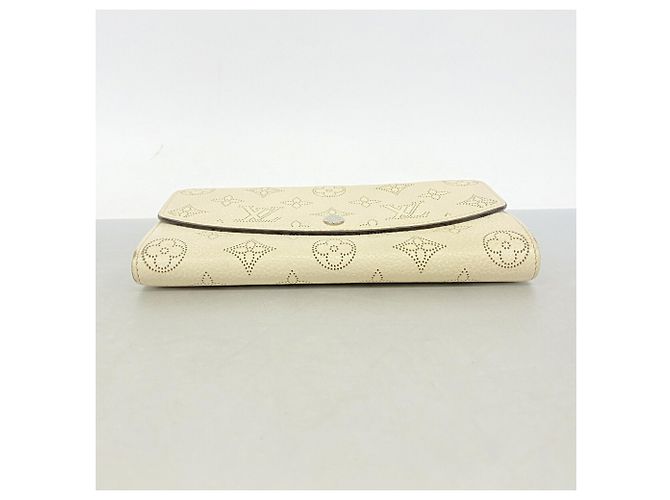 Louis Vuitton Mahina Portefeuille Iris Long Wallet Bianco sporco - vista 2