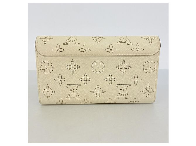 Louis Vuitton Mahina Portefeuille Iris Long Wallet Bianco sporco - vista 9