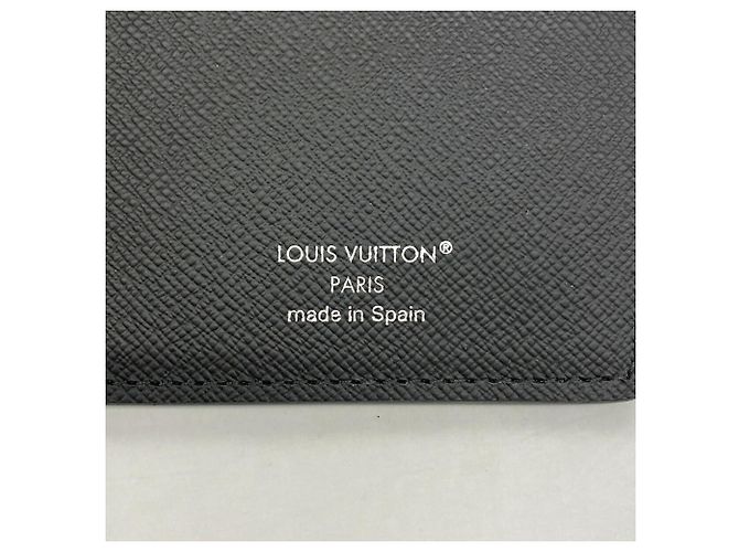 Brazza Louis Vuitton Monogram Eclipse Long Wallet Black - view 4