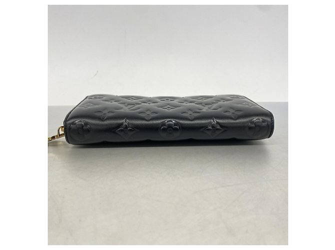 Cartera Larga Louis Vuitton Monogram Embossed Zippy Noir Negro - vista 2