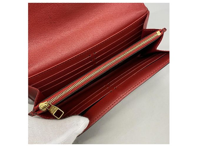 Louis Vuitton Monogram Portefeuille Sara Retiro Long Wallet Fuschia - vista 3