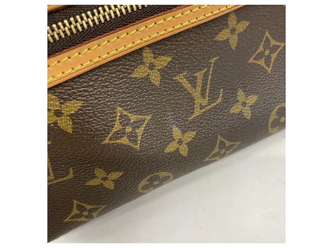 Louis Vuitton Monogram Cite MM Shoulder Bag Brown - view 10
