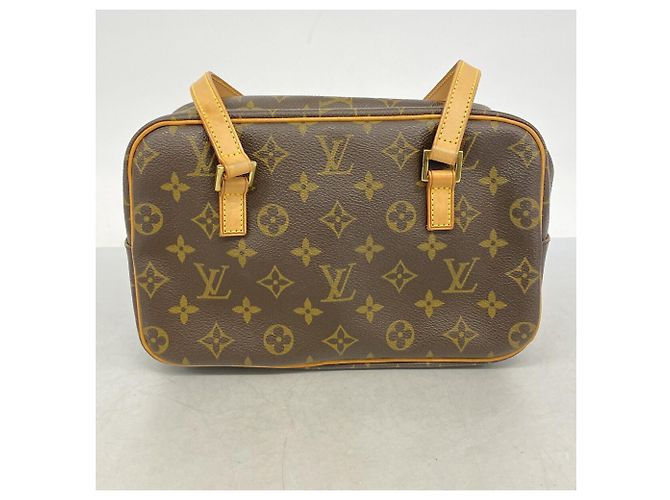 Louis Vuitton Monogram Cite MM Shoulder Bag Brown - view 11