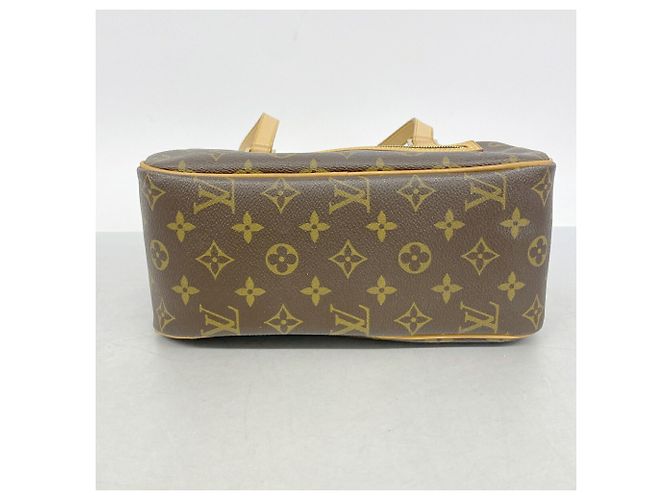 Louis Vuitton Monogram Cite MM Shoulder Bag Brown - view 3