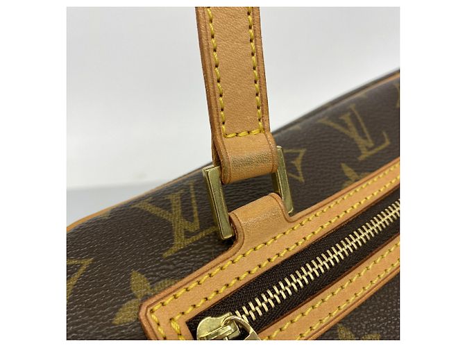 Louis Vuitton Monogram Cite MM Shoulder Bag Brown - view 7