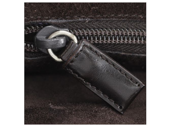 Saco Tote Prada em couro castanho Marrom - vista 12