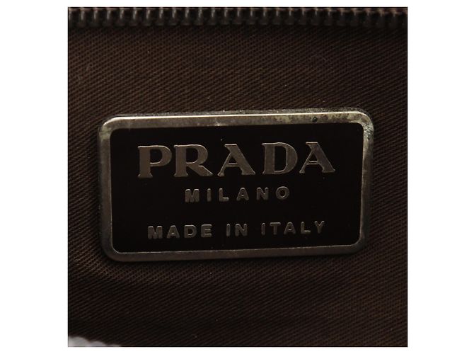Saco Tote Prada em couro castanho Marrom - vista 14