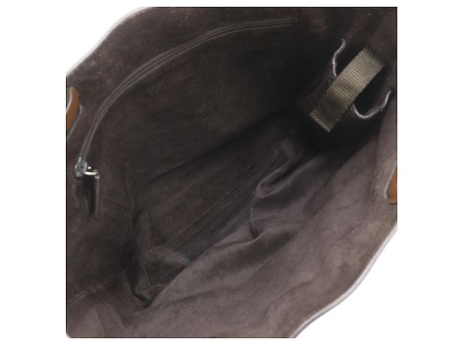 Saco Tote Prada em couro castanho Marrom - vista 6