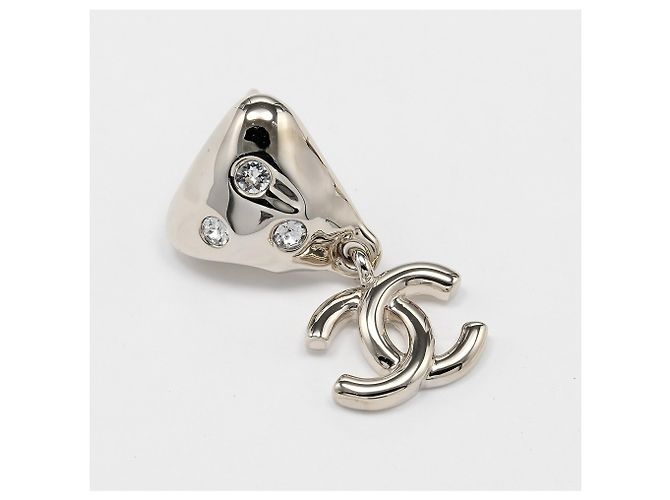 Chanel Coco Mark vergoldete Stecker-Ohrringe - Ansicht 6