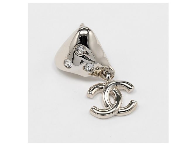 Chanel Coco Mark vergoldete Stecker-Ohrringe - Ansicht 7