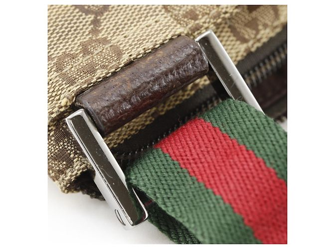 Borsa a tracolla Gucci Sherry Line Marrone - vista 10