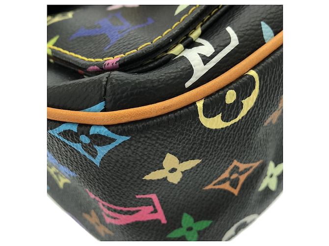 Borsa a tracolla Louis Vuitton Multicolor Lodge GM Nero - vista 3