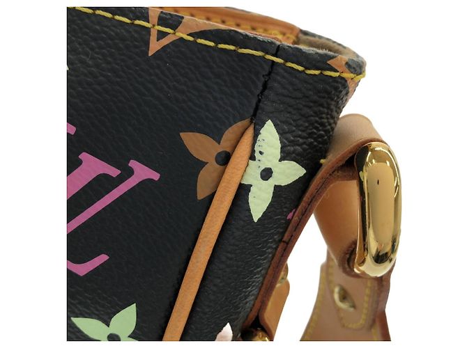 Borsa a tracolla Louis Vuitton Multicolor Lodge GM Nero - vista 5
