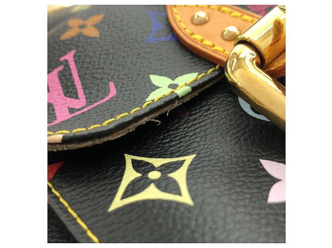 Borsa a tracolla Louis Vuitton Multicolor Lodge GM Nero - vista 6