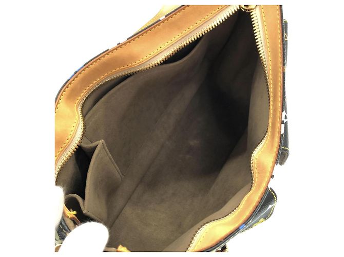 Borsa a tracolla Louis Vuitton Multicolor Lodge GM Nero - vista 8