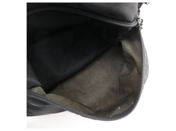 Bolsa de ombro Prada em nylon preto - vista 7
