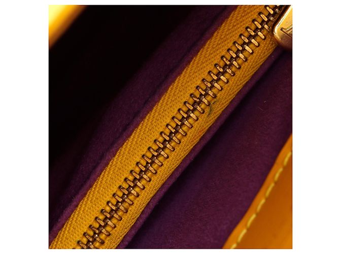 Borsa a tracolla Louis Vuitton Bushi Giallo - vista 8