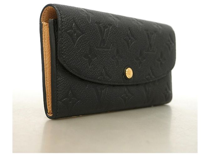 Louis Vuitton Monogram Empreinte Portefeuille Emilie Long Wallet Nero - vista 2