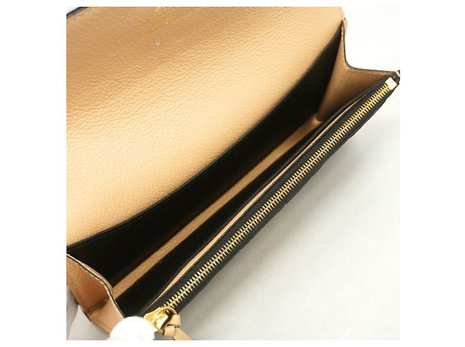 Louis Vuitton Monogram Empreinte Portefeuille Emilie Long Wallet Nero - vista 4