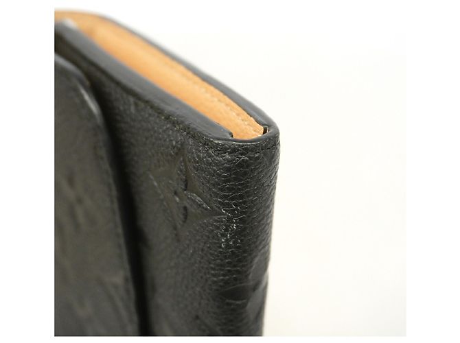 Louis Vuitton Monogram Empreinte Portefeuille Emilie Long Wallet Nero - vista 6