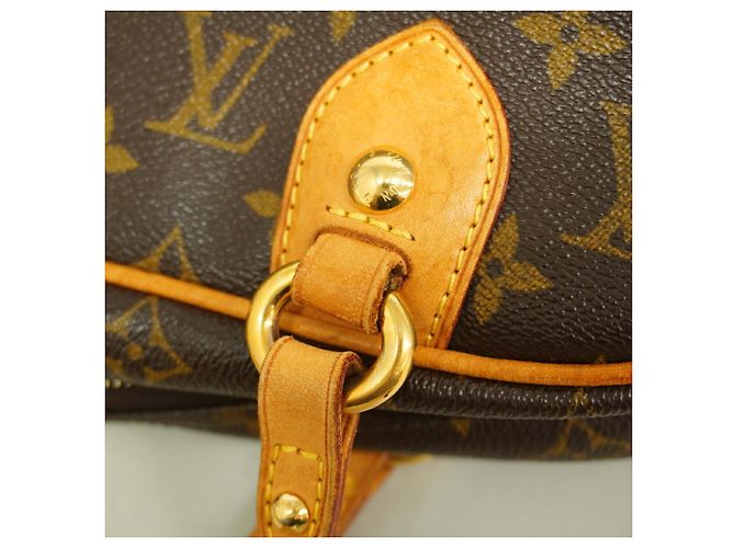 Borsa a tracolla Louis Vuitton Monogram Montorgueil GM Marrone - vista 11