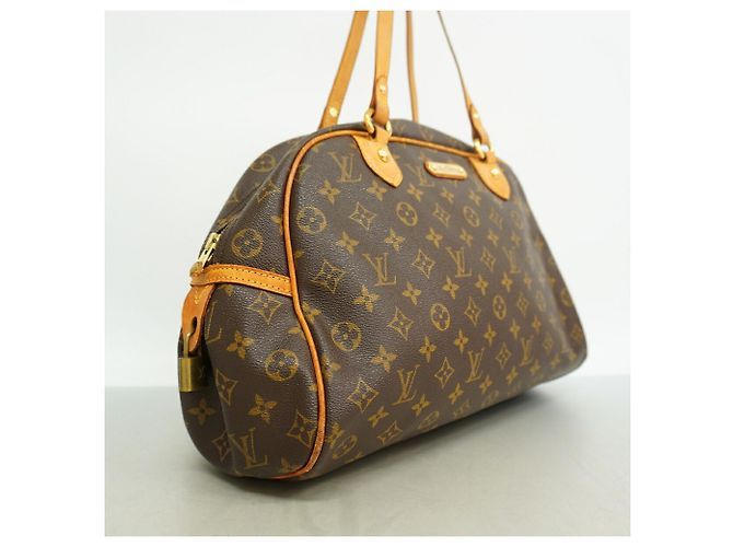 Borsa a tracolla Louis Vuitton Monogram Montorgueil GM Marrone - vista 2