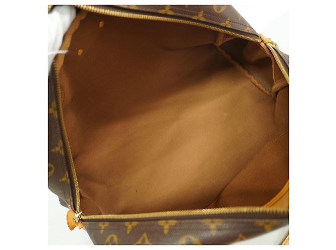 Borsa a tracolla Louis Vuitton Monogram Montorgueil GM Marrone - vista 4