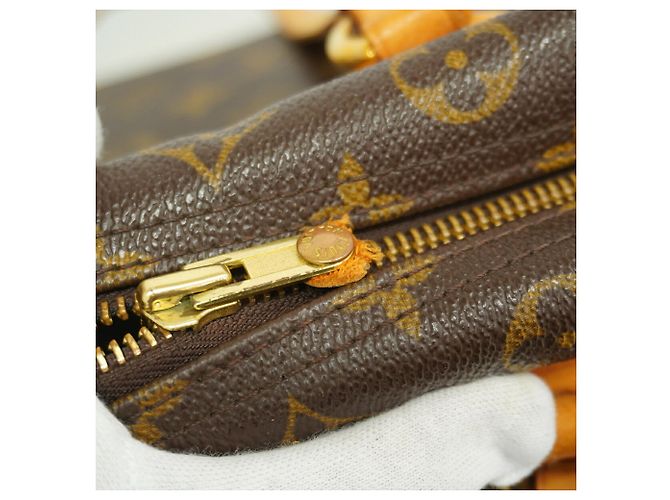 Borsa a tracolla Louis Vuitton Monogram Montorgueil GM Marrone - vista 6