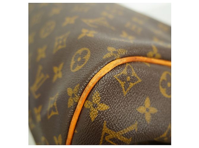 Borsa a tracolla Louis Vuitton Monogram Montorgueil GM Marrone - vista 8