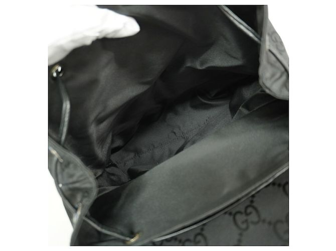 Gucci GG Supreme Nylon Rucksack Schwarz - Ansicht 4