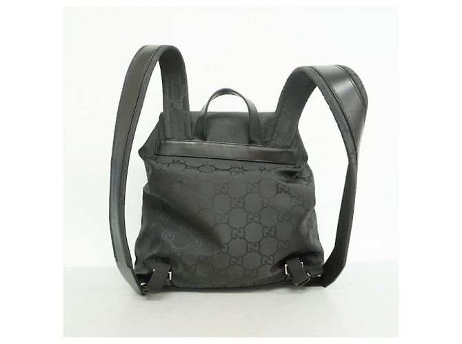 Gucci GG Supreme Nylon Rucksack Schwarz - Ansicht 8