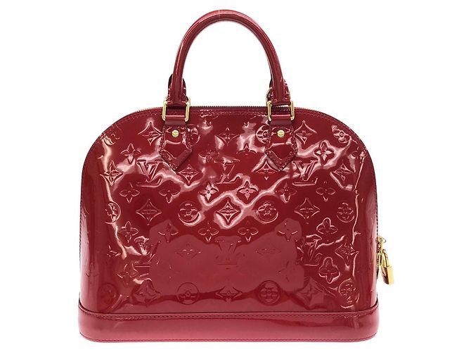 Borsa Louis Vuitton Vernis Alma Rosa - vista 2