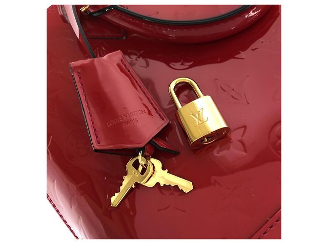 Borsa Louis Vuitton Vernis Alma Rosa - vista 9