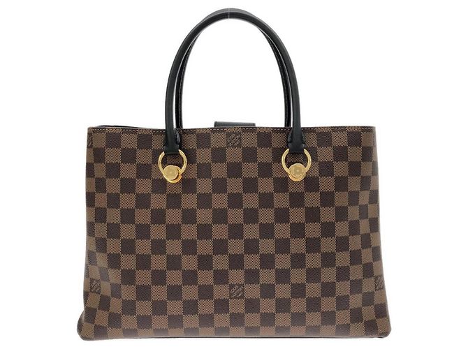 Louis Vuitton Damier LV Riverside Handtasche Schwarz Damier ebene - Ansicht 2