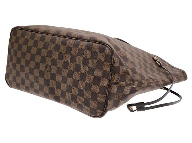 Borsa Louis Vuitton Damier Neverfull MM Damier ebene - vista 3