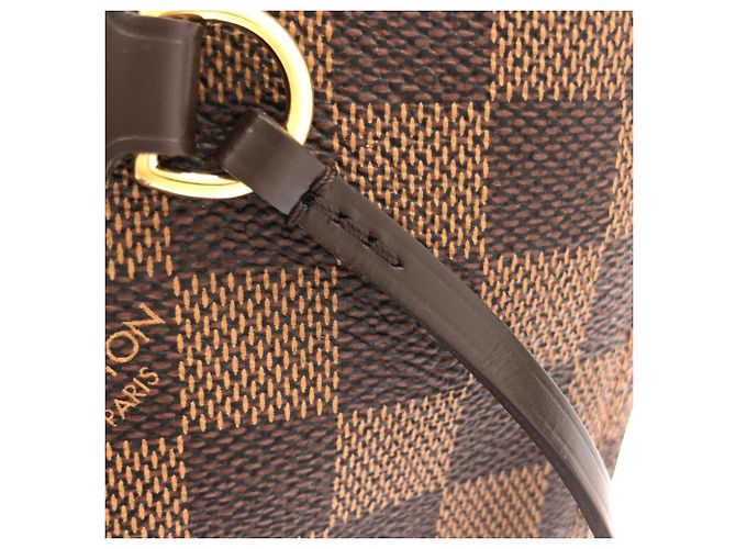 Borsa Louis Vuitton Damier Neverfull MM Damier ebene - vista 4