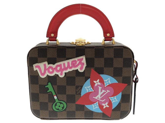 Borsa Louis Vuitton Damier LV Stories Box Damier ebene - vista 2