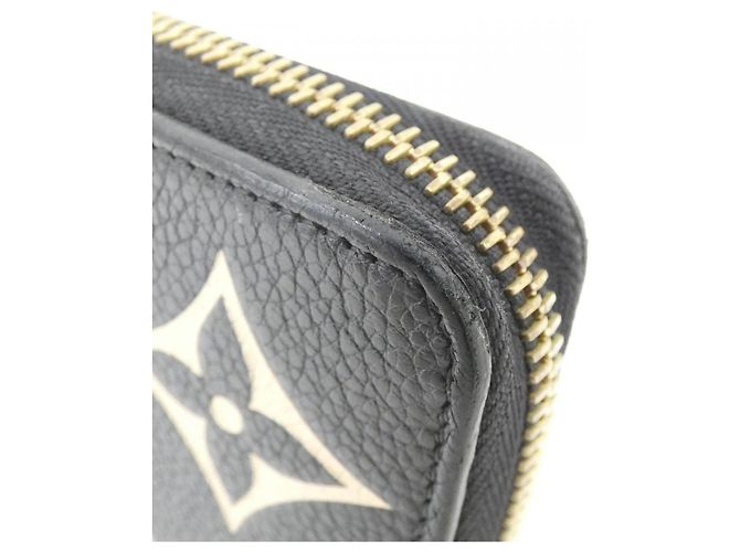 Portafoglio Zippy Louis Vuitton Bicolor Monogram Empreinte Nero Beige - vista 4