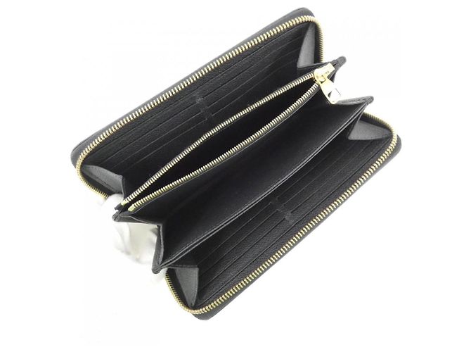 Portafoglio Zippy Louis Vuitton Bicolor Monogram Empreinte Nero Beige - vista 7