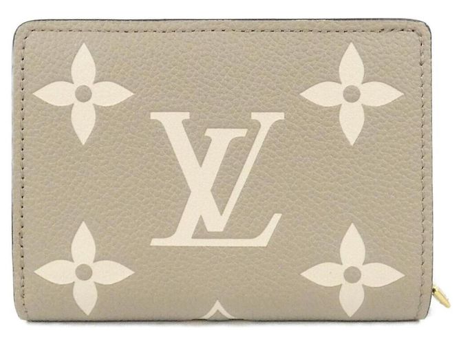 Louis Vuitton Bicolor Monogram Empreinte Portefeuille Claire Wallet Beige Grigio Crudo - vista 2