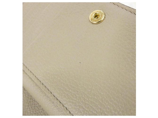 Louis Vuitton Bicolor Monogram Empreinte Portefeuille Claire Wallet Beige Grigio Crudo - vista 8
